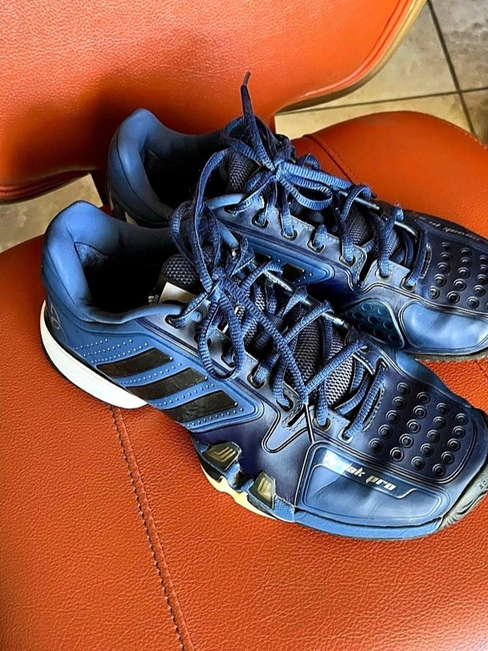 Adidas Barricade Novak Pro 2017 CM7771 Tennis Shoes - 9 US Size